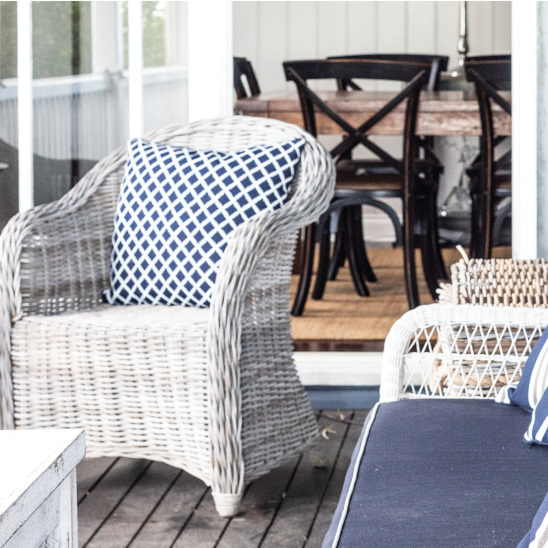 Madison Wicker Armchair