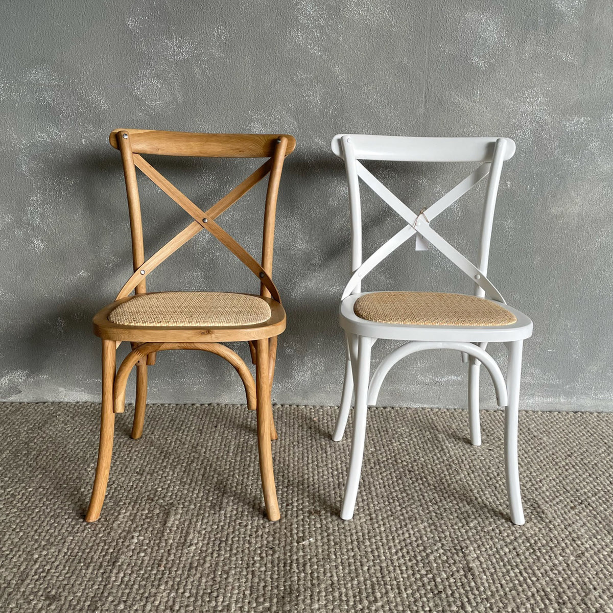 Cross Back Dining Chair