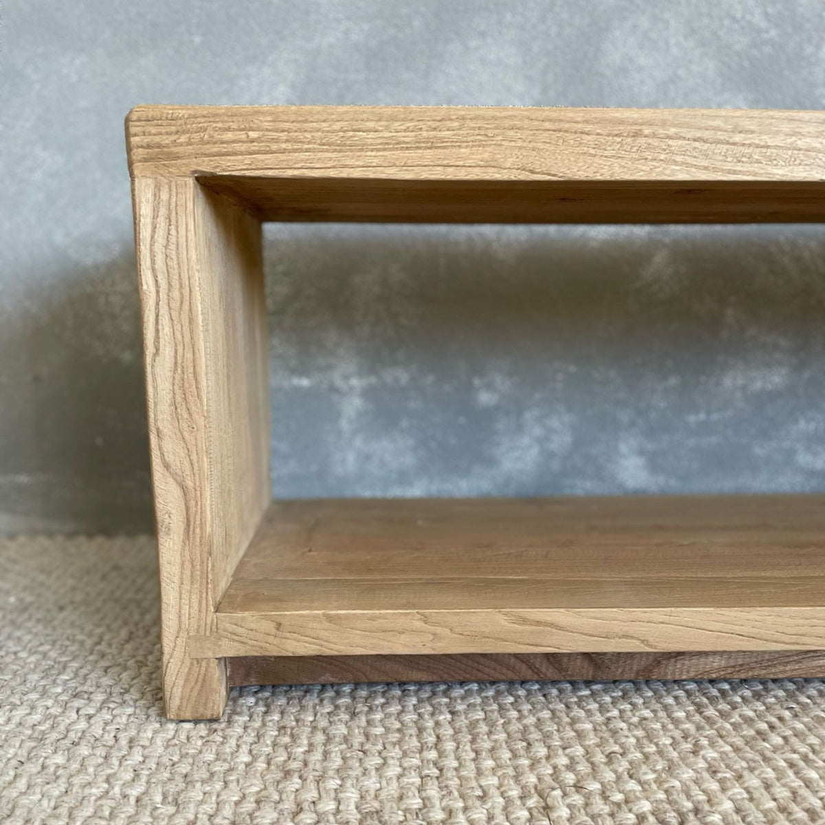 Reclaimed Pine Cubic Bench Seat