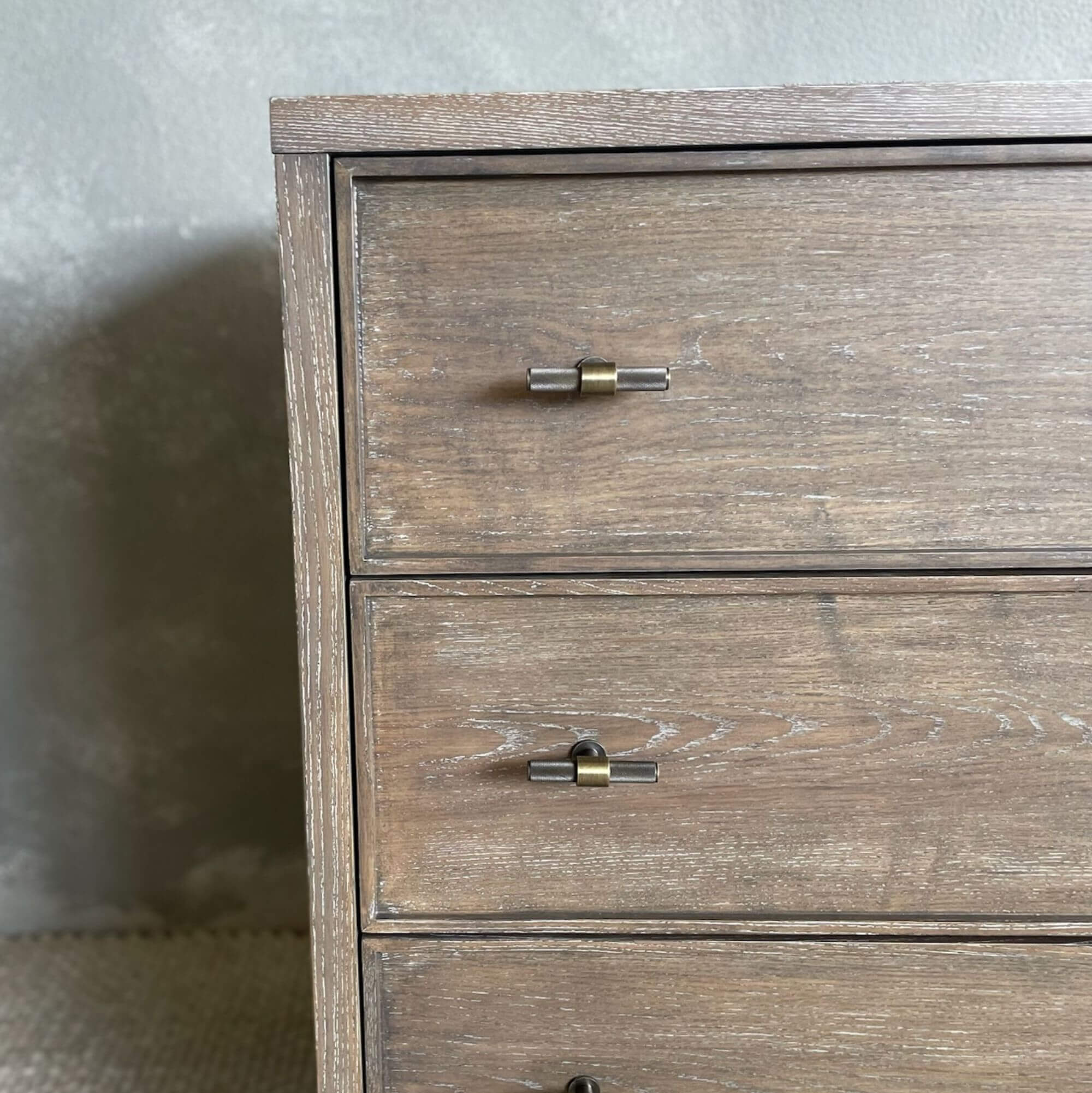Sorrento Chest of Drawers L1600mm - Smoked Grey