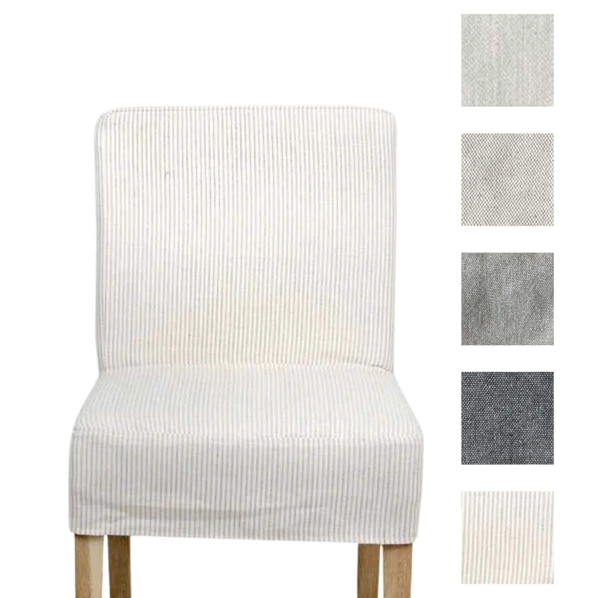 Linen Slip Cover for Collaroy Low Back Chair