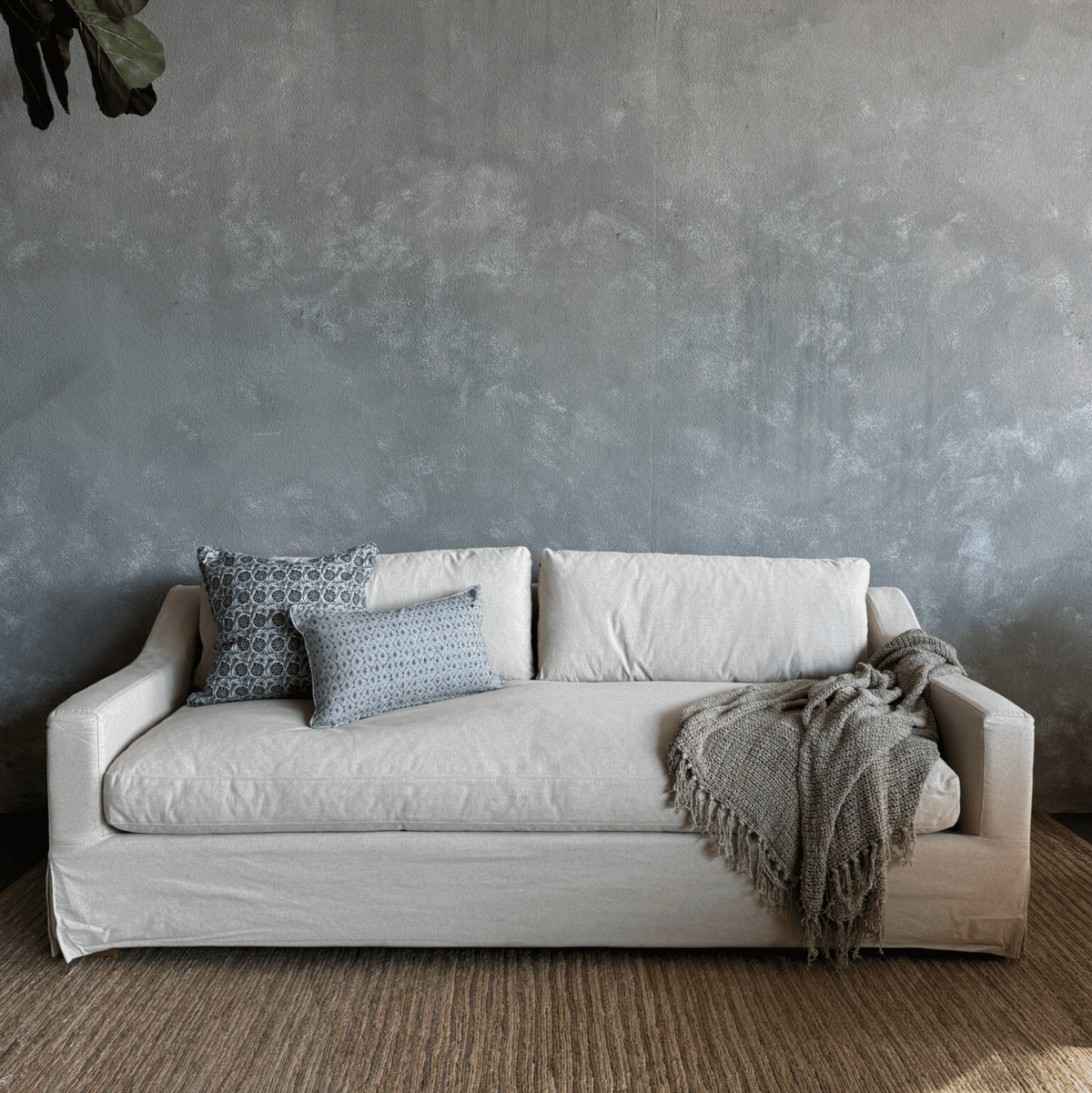 Hamilton Sofa - 3 Seater - Salt & Pepper