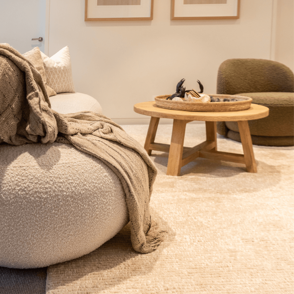 Elm Round Coffee Table - D850mm - Natural