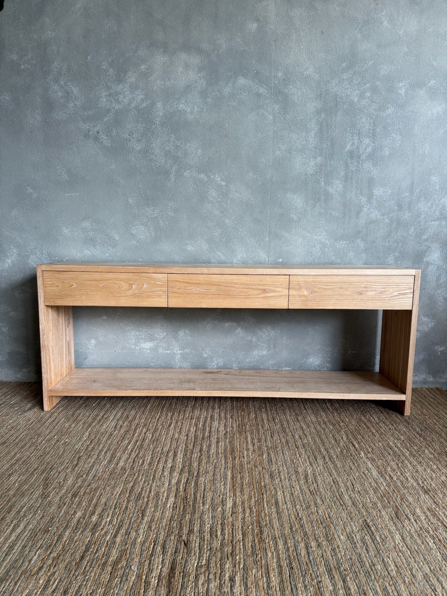 Bronte Console L2000mm - Limed Ash