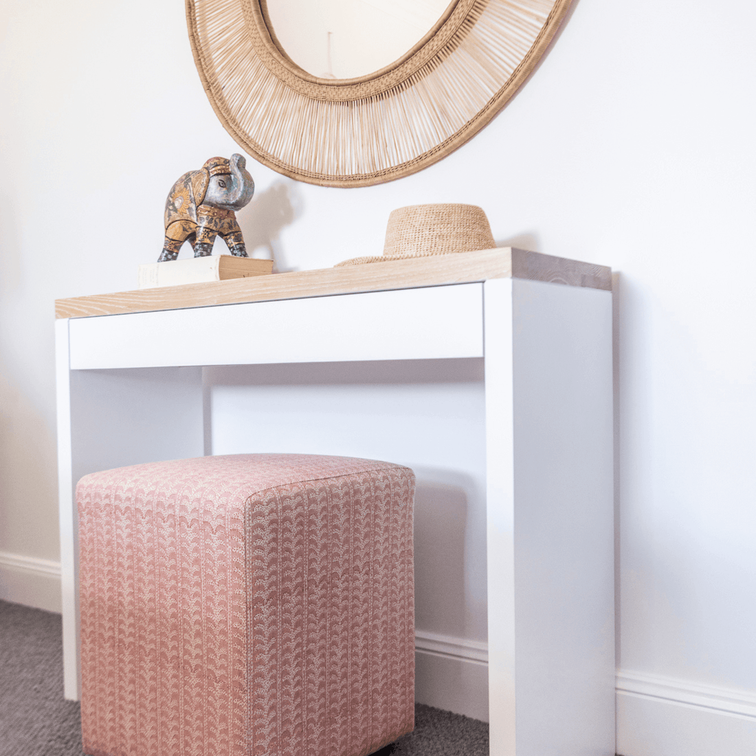 Modern Desk with 1 Drawer L1000mm