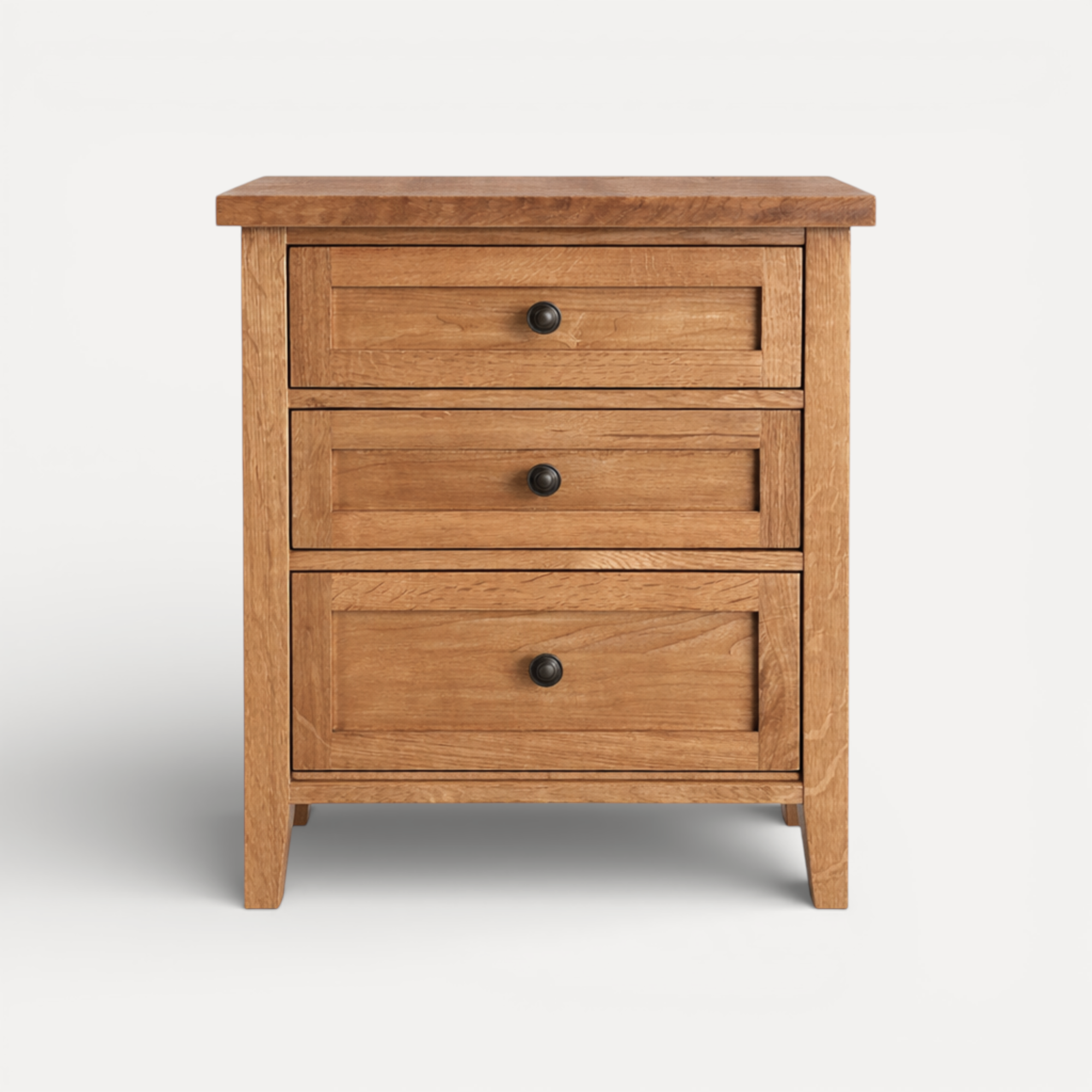 Hamptons Bedside L600mm - 3 Drawer