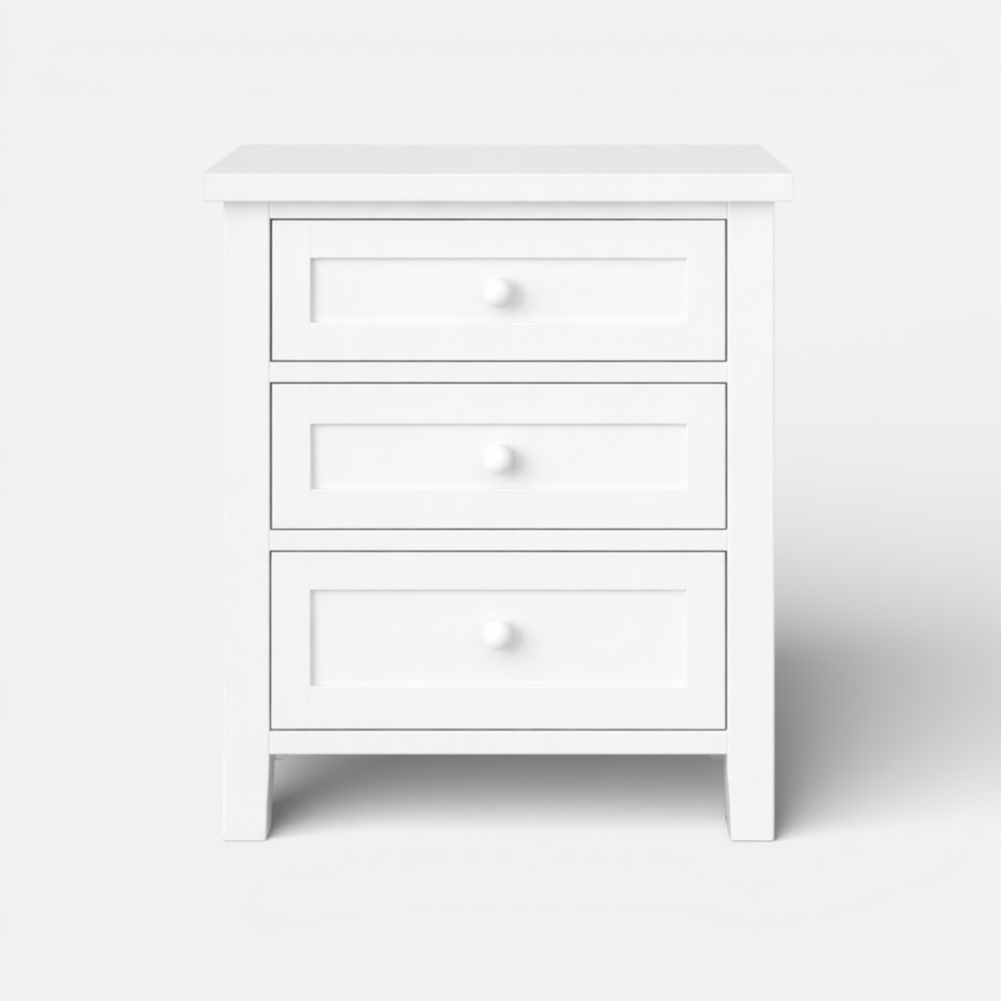 Hamptons Bedside L600mm - 3 Drawer