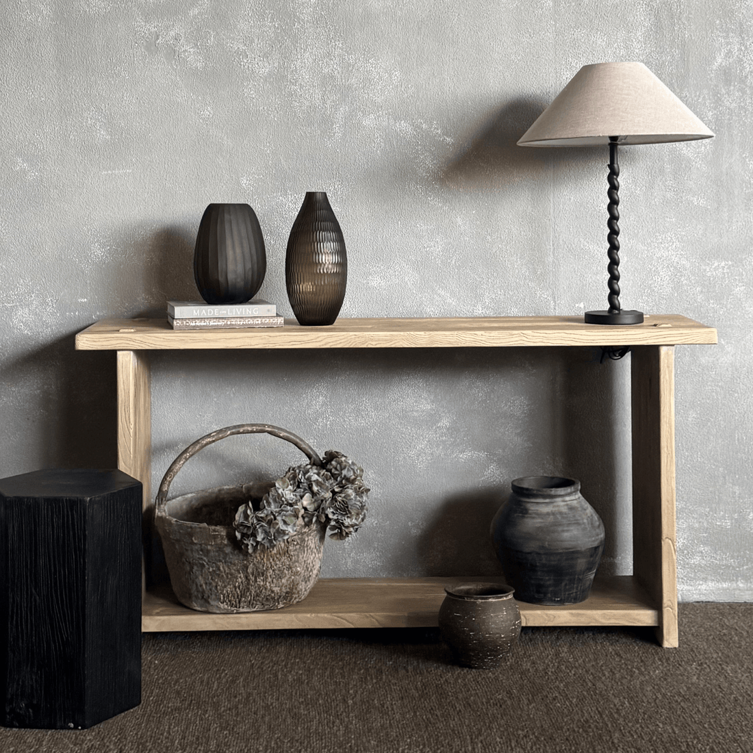 Luna Reclaimed Elm Hall Console L1600mm