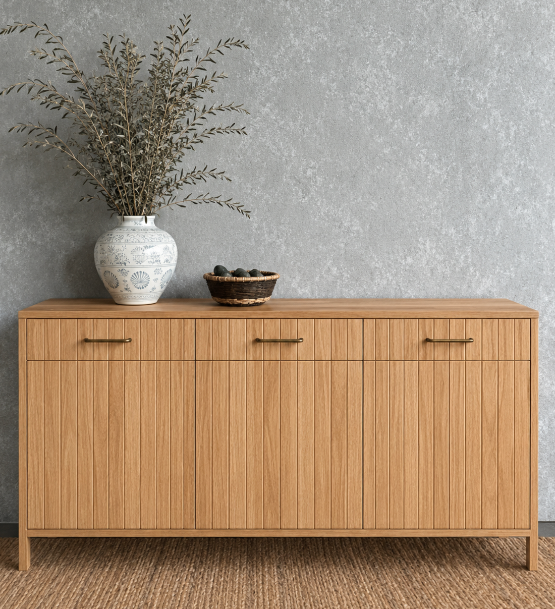 Rhodes Sideboard L2200mm - Natural Oak