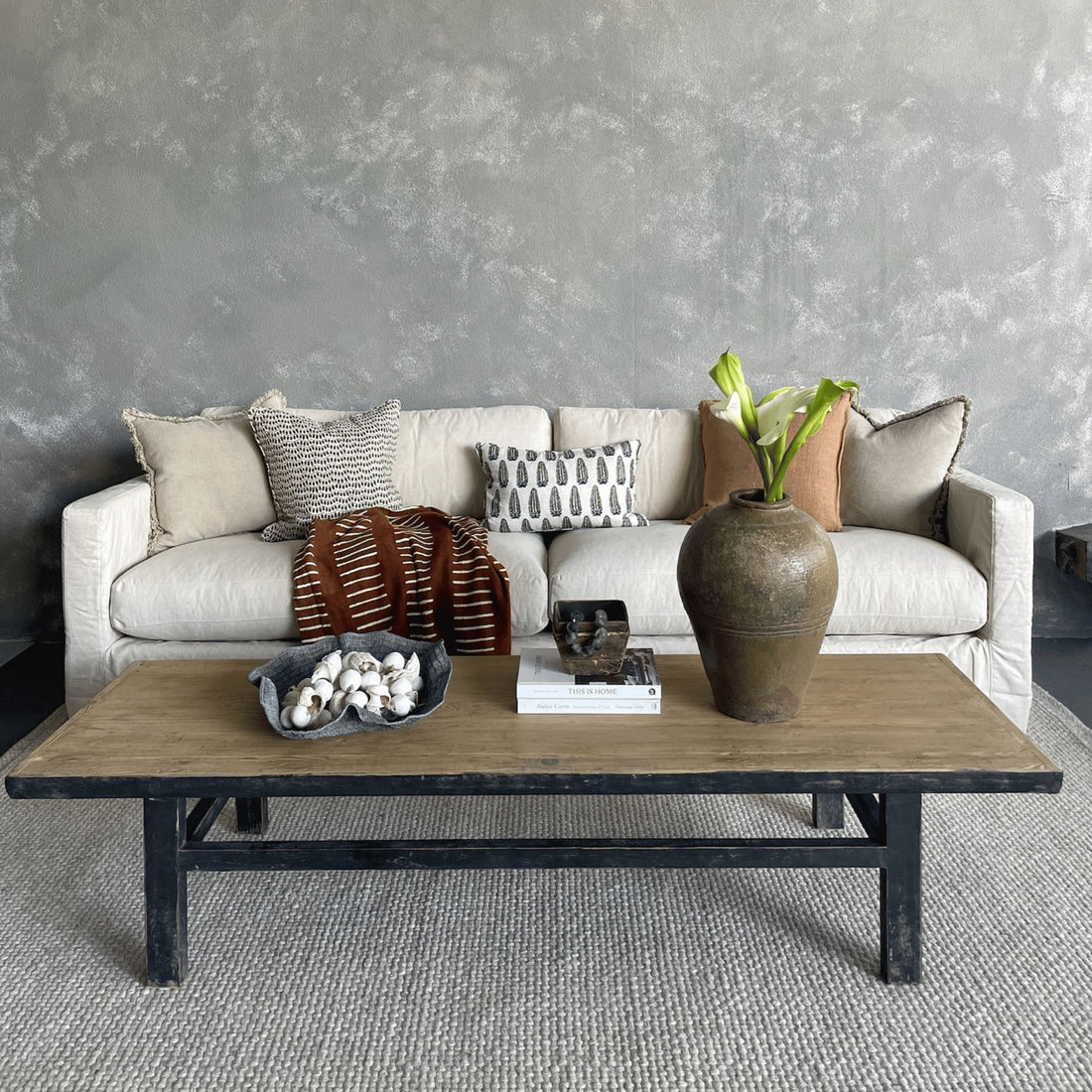 Amsterdam Coffee Table L1600mm - Black & Amsterdam Living Furniture Beachwood Designs