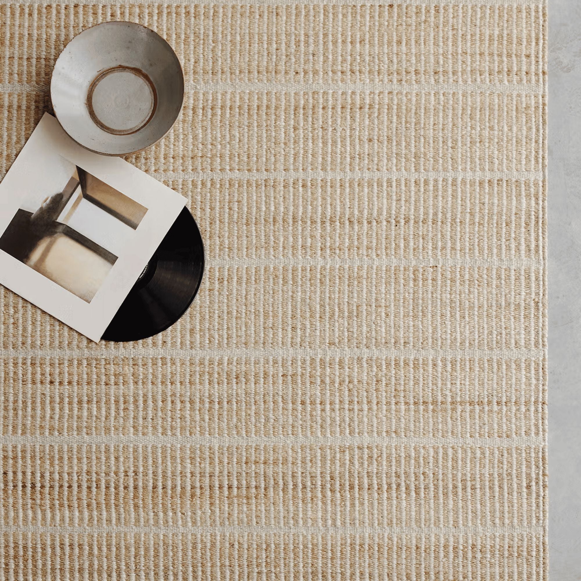 Armadillo TRELLIS Rug Rugs Beachwood Designs Natural & Sandstone - Armadillo 2.5 x 3.5m