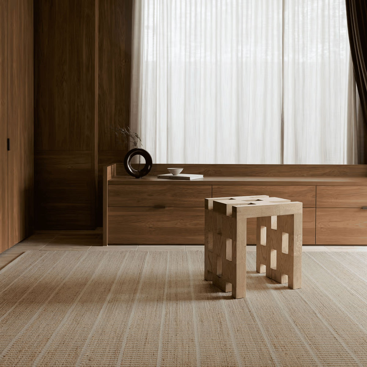 Armadillo TRELLIS Rug Rugs Beachwood Designs Natural & Sandstone - Armadillo 3 x 4m