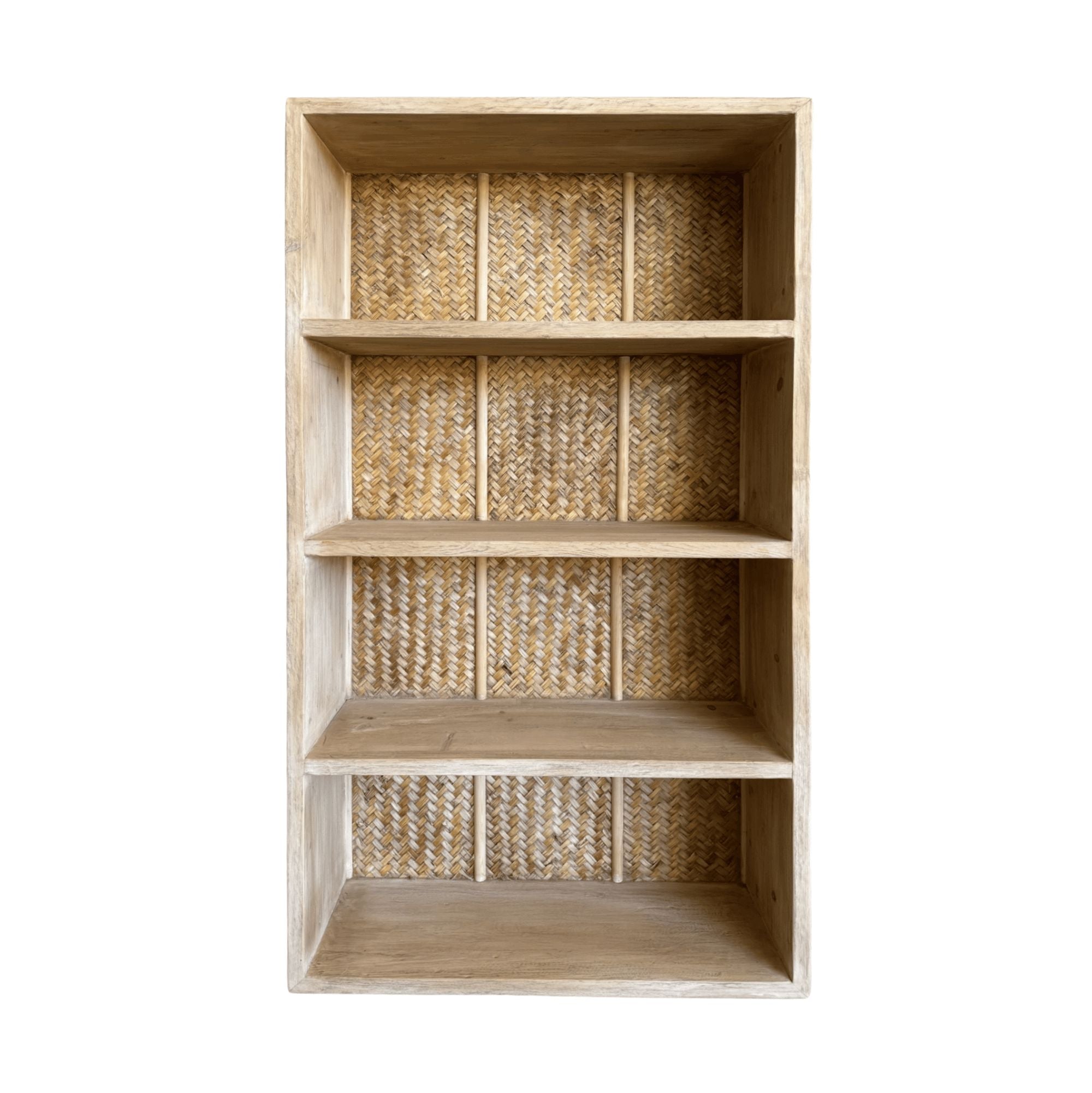 Avalon Bookcase - Rattan Back Office & Storage Furniture Beachwood Designs