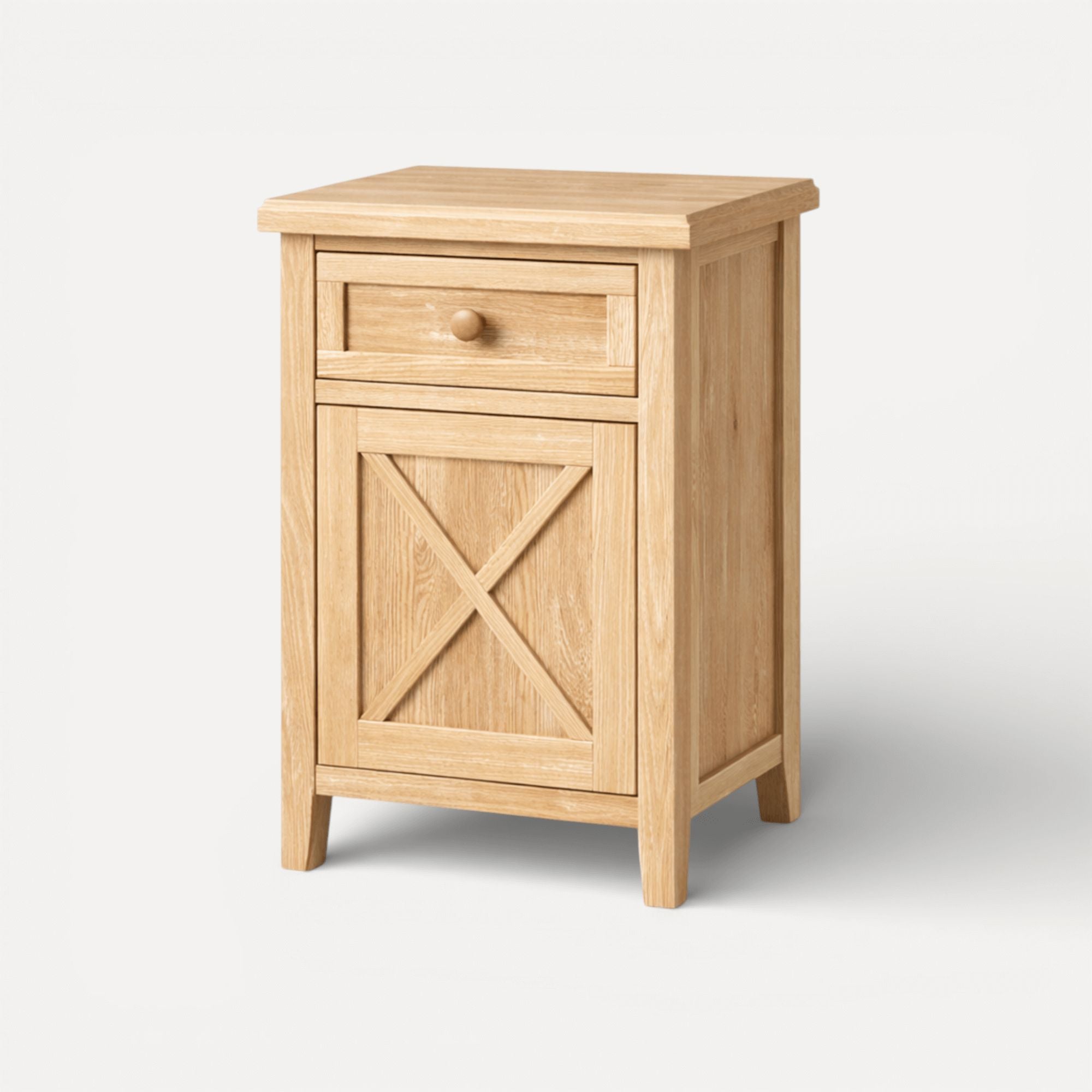 Bahamas Bedside L500mm - 1 Drawer & Door Bedroom Furniture Beachwood Designs
