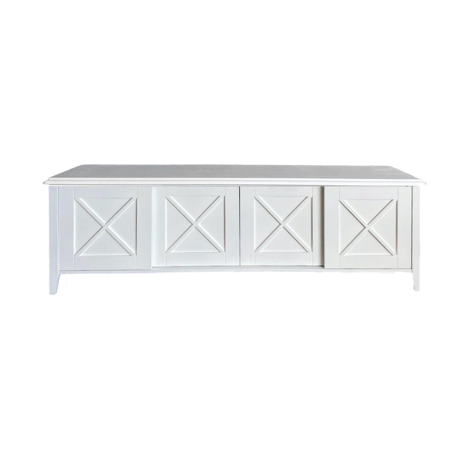 Bahamas Media Unit L1800mm Living Furniture Beachwood Designs White