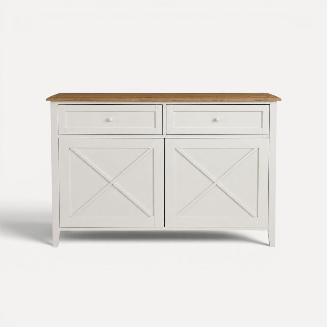 Bahamas Sideboard L1300mm Living Furniture Beachwood Designs White & Limed Ash