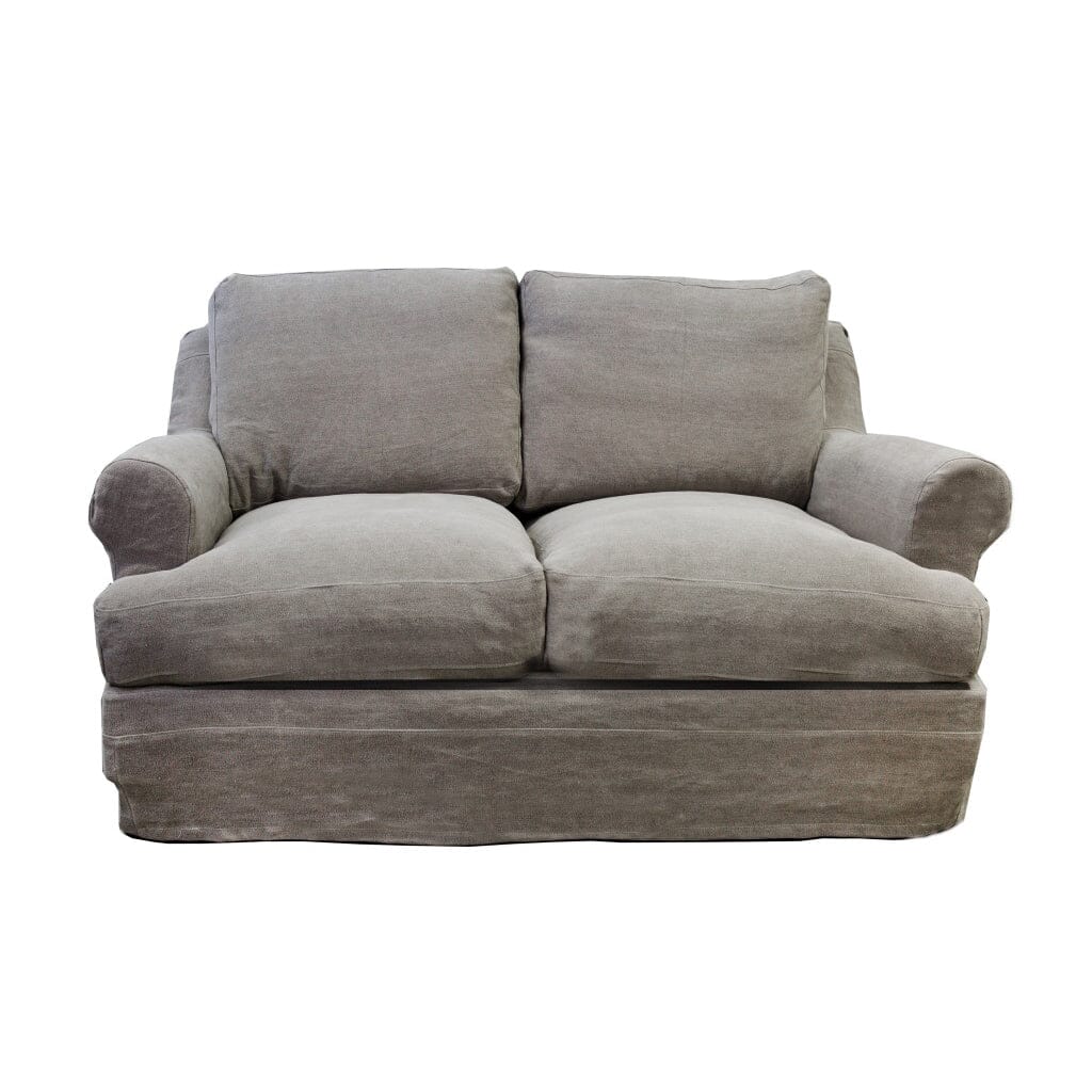 Balmoral Sofa - 2 Seater Living Furniture Beachwood Designs Grey Linen