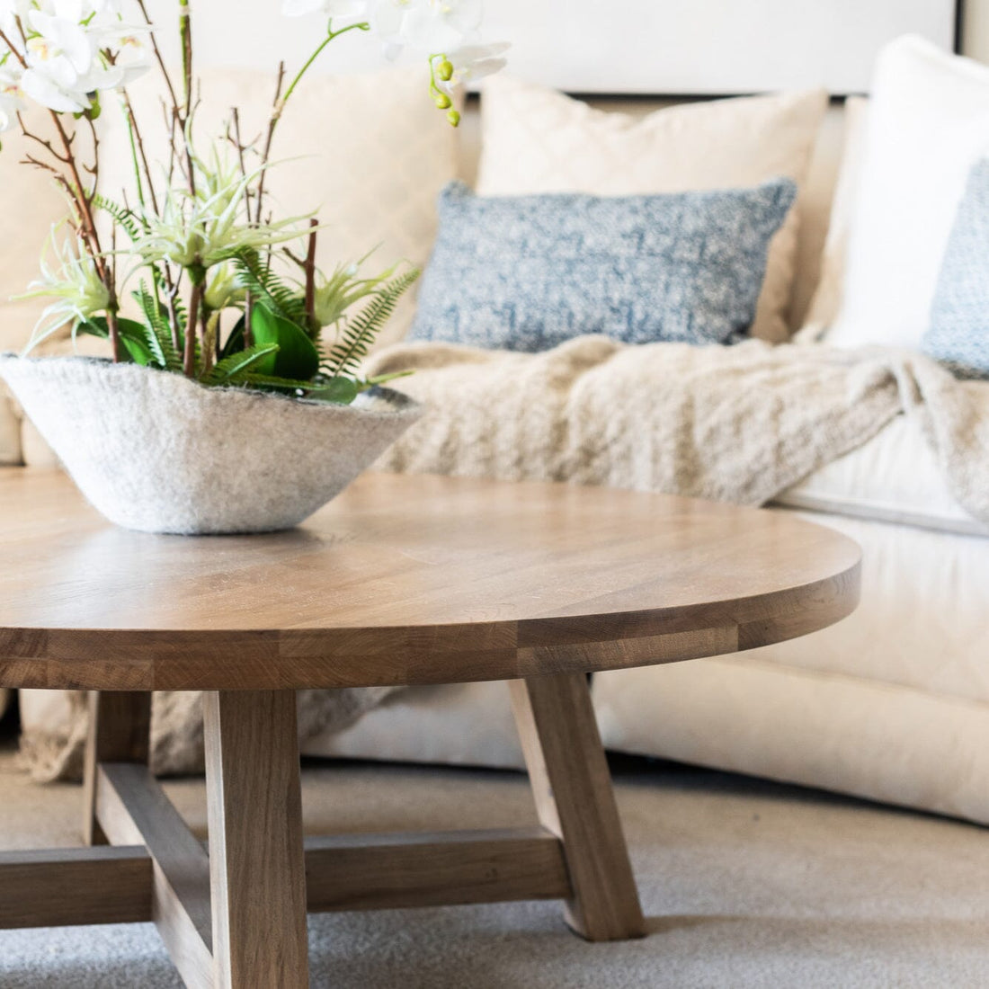 Bay Coffee Table - D1000mm Living Furniture Beachwood Designs 