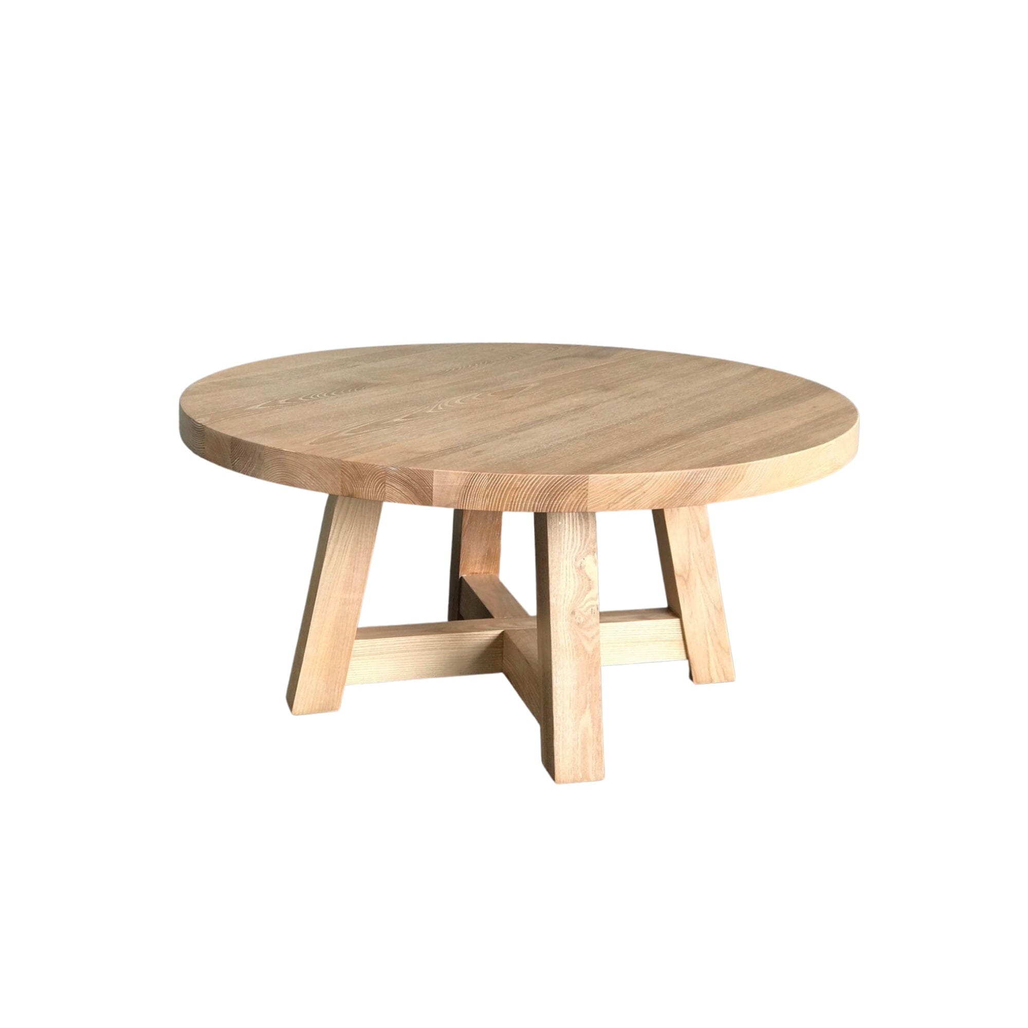 Bay Coffee Table - D850mm Living Furniture Beachwood Designs Limed Ash