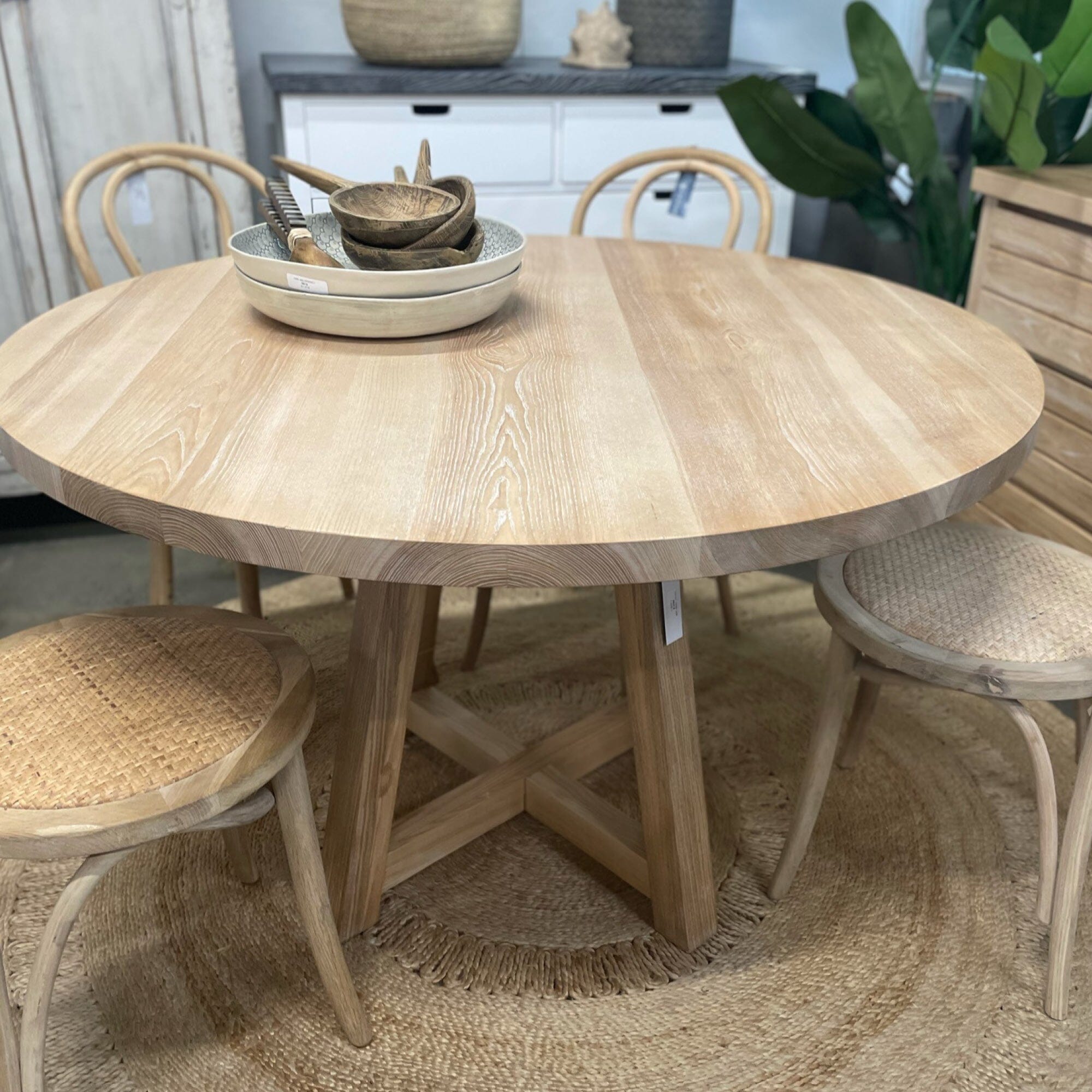 Bay Dining Table D1200mm Dining Furniture Beachwood Designs