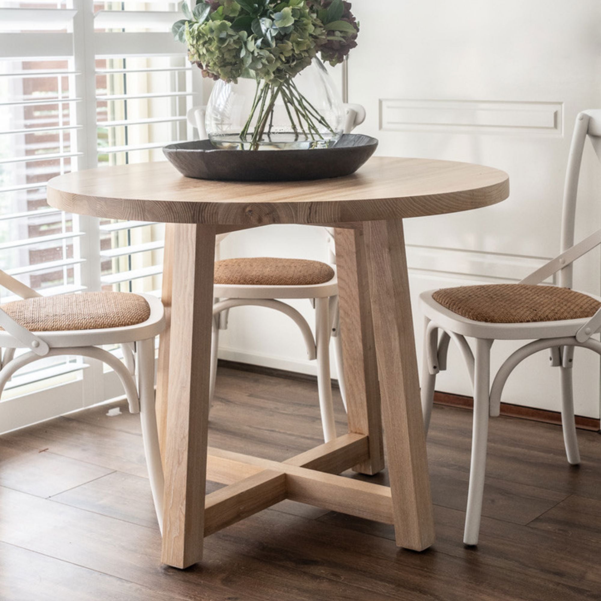 Bay Dining Table D1200mm Dining Furniture Beachwood Designs