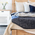 Bed Base - Double Bedroom Furniture Beachwood Designs Limed Ash 
