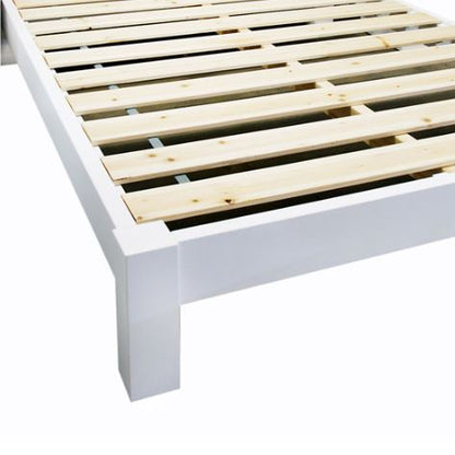 Bed Base - Queen Bedroom Furniture Beachwood Designs White 