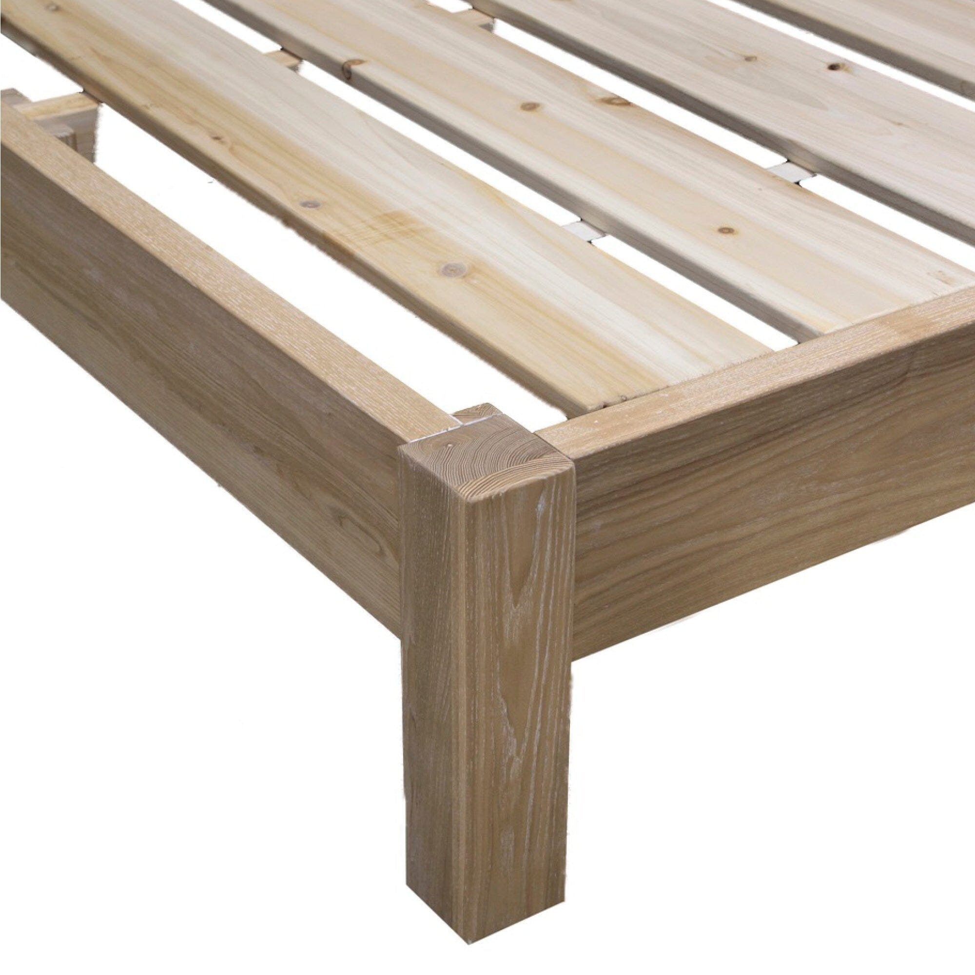 Bed Base - Single Bedroom Furniture Beachwood Designs Limed Ash