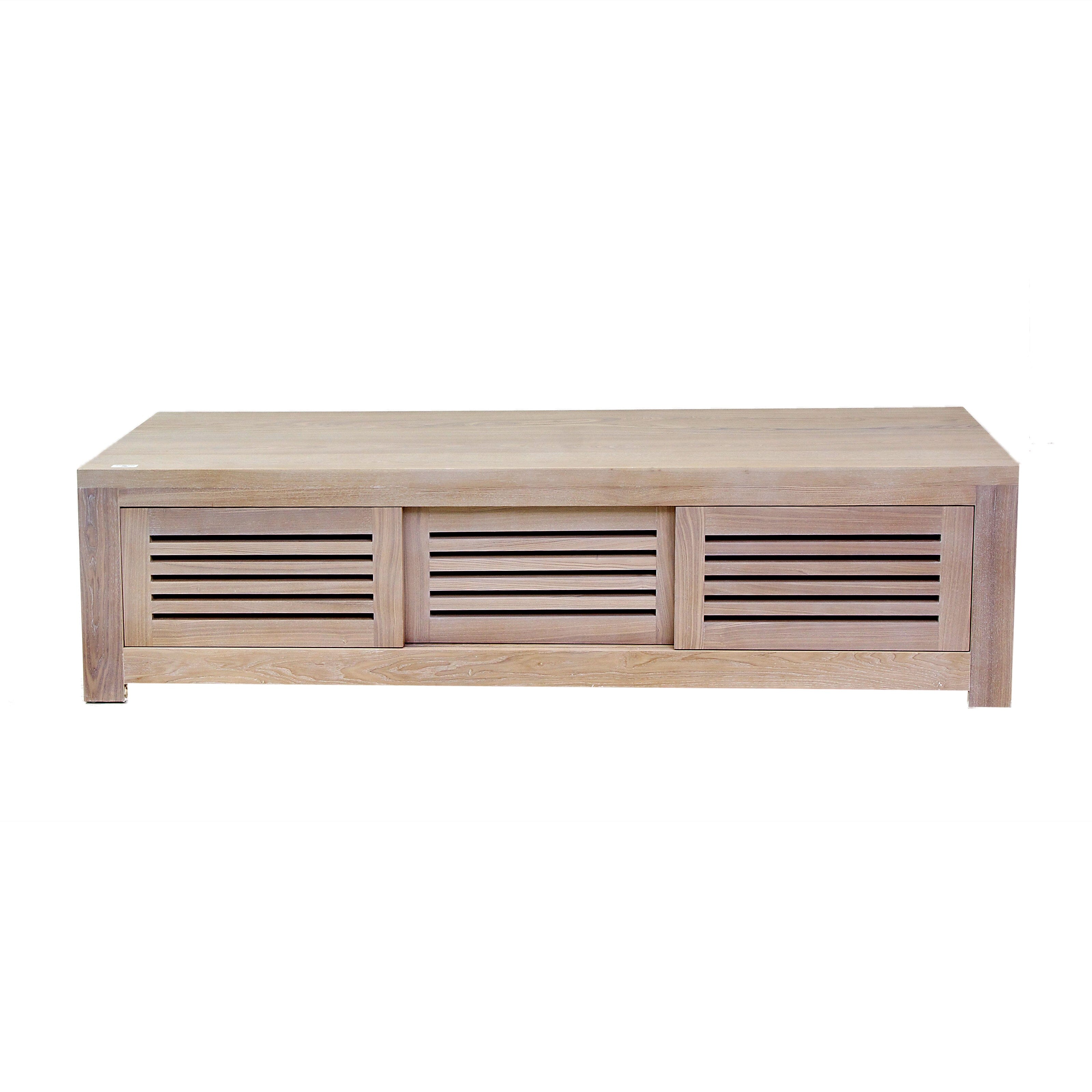 Bilgola Media Unit L1600mm Living Furniture Beachwood Designs Limed Ash