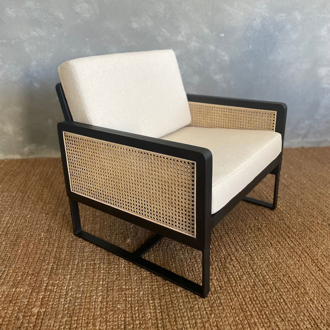 Black Manhattan Armchair Living Furniture Beachwood Designs