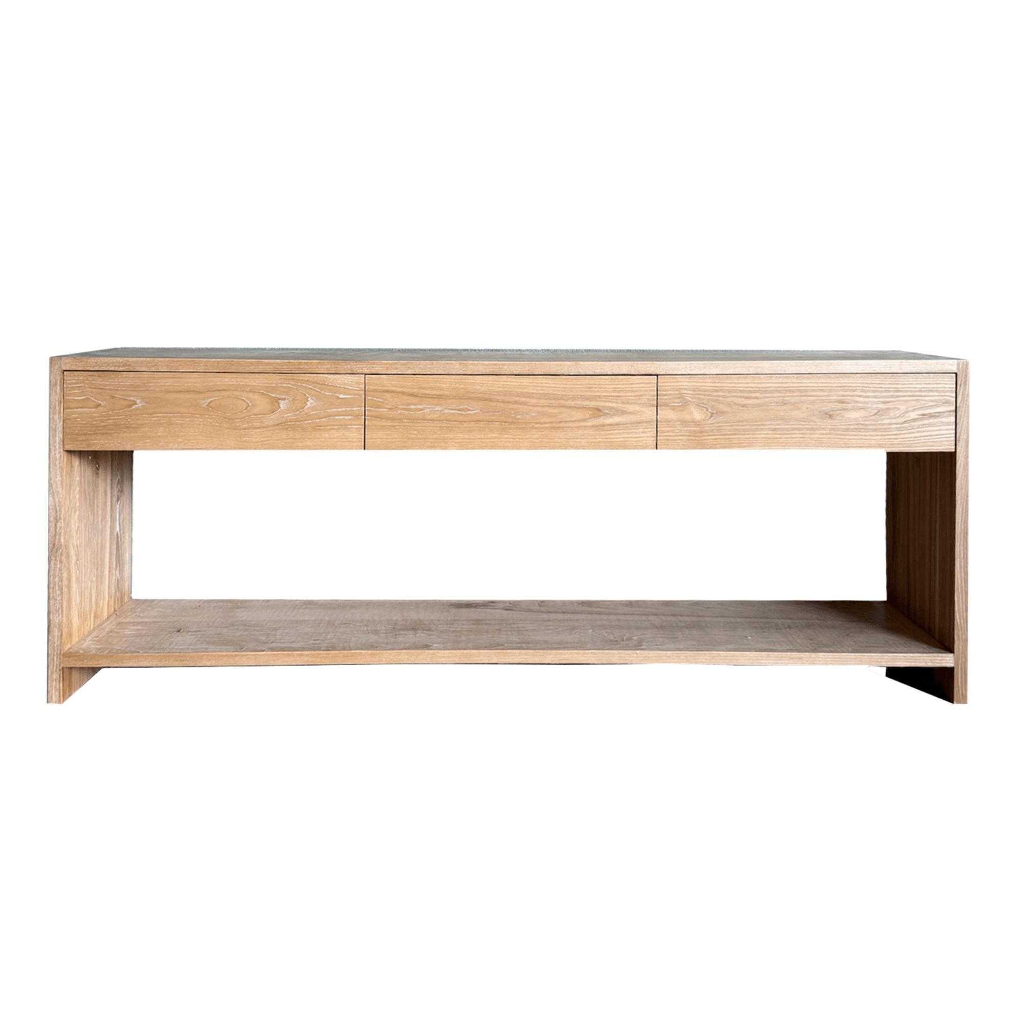 Bronte Console L2000mm - Limed Ash Living Furniture Beachwood Designs