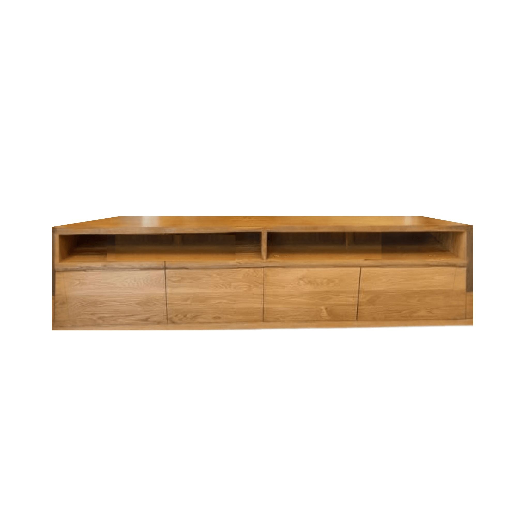 Bronte Media Unit 2000L Living Furniture Beachwood Designs Natural Oak