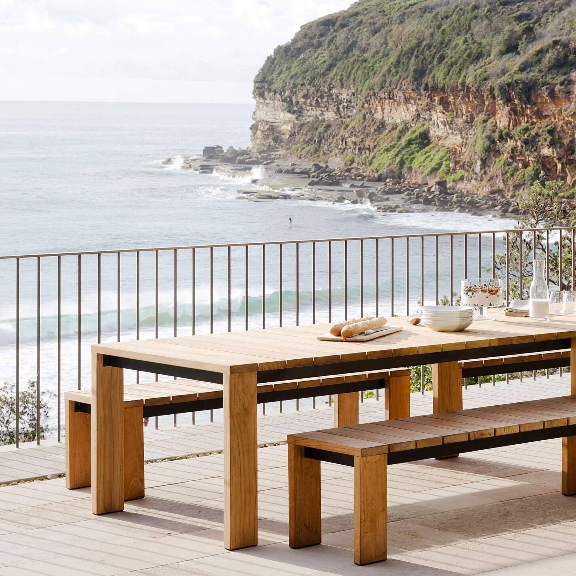 Bronte Outdoor Dining Table L2200mm Outdoor Furniture Eco Outdoor