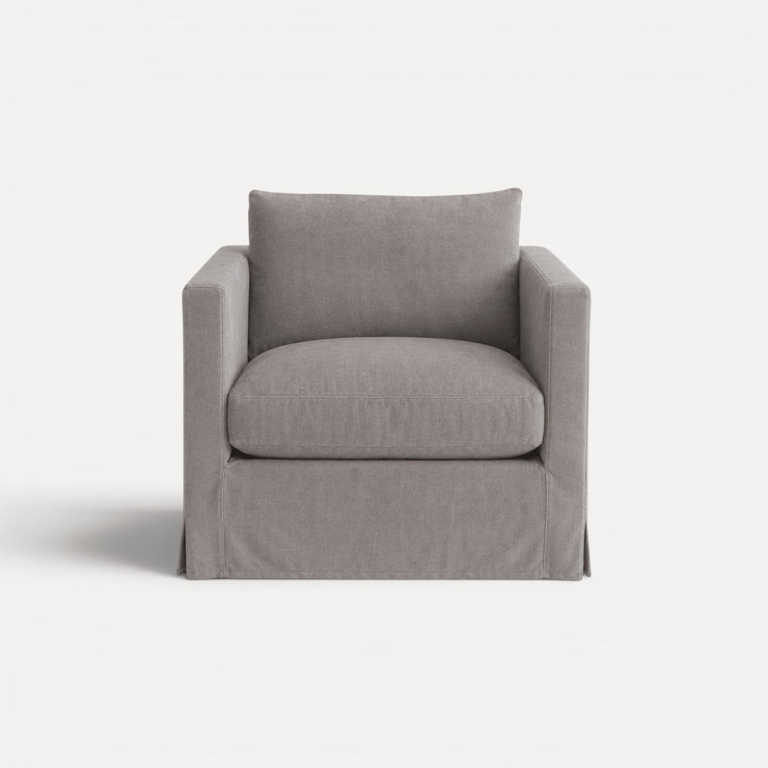 Byron Sofa - 1 Seater Living Furniture Beachwood Designs Grey Linen