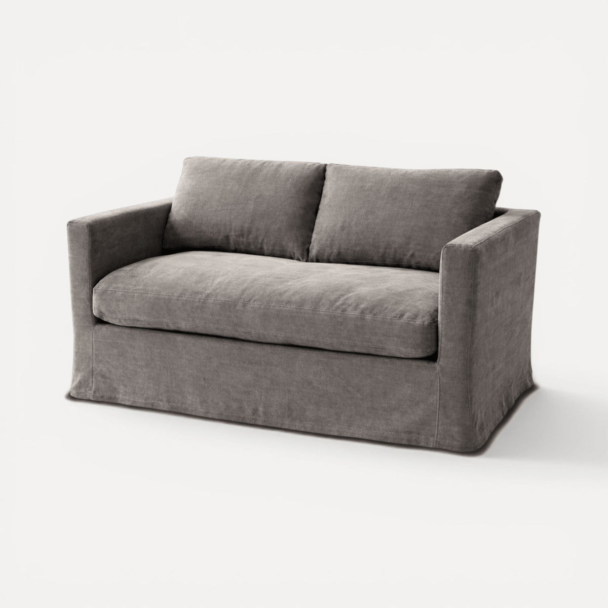 Byron Sofa - 2 Seater Living Furniture Beachwood Designs Avalon Grey Linen