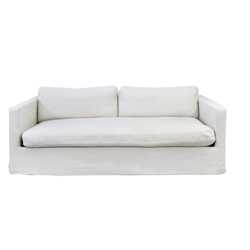Byron Sofa - 3 Seater Living Furniture Beachwood Designs Chalk Linen Cotton 