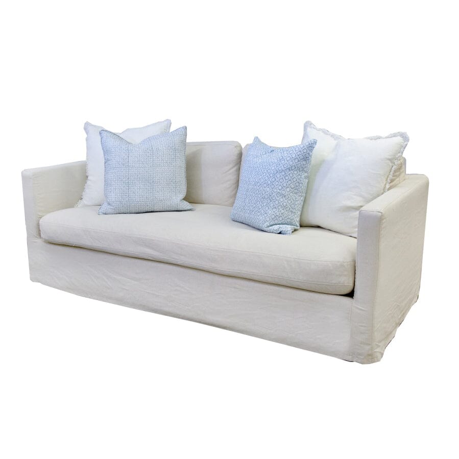 Byron Sofa - 3 Seater Living Furniture Beachwood Designs Salt & Pepper Linen Cotton