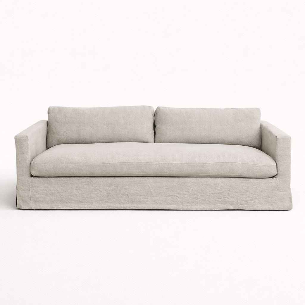Byron Sofa - 3 Seater Living Furniture Beachwood Designs Shale Linen
