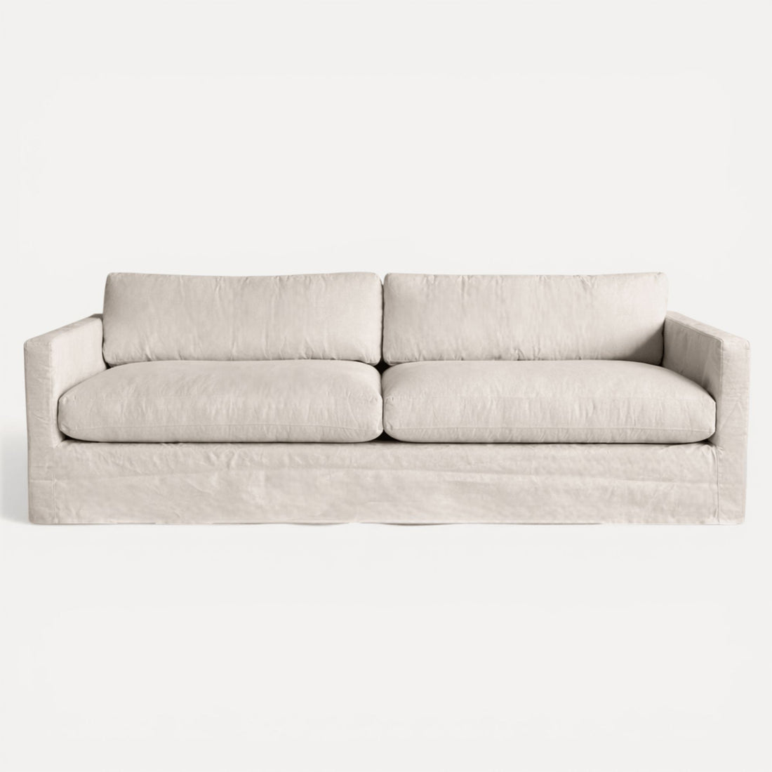 Byron Sofa - 4 Seater Living Furniture Beachwood Designs Salt & Pepper Linen Cotton