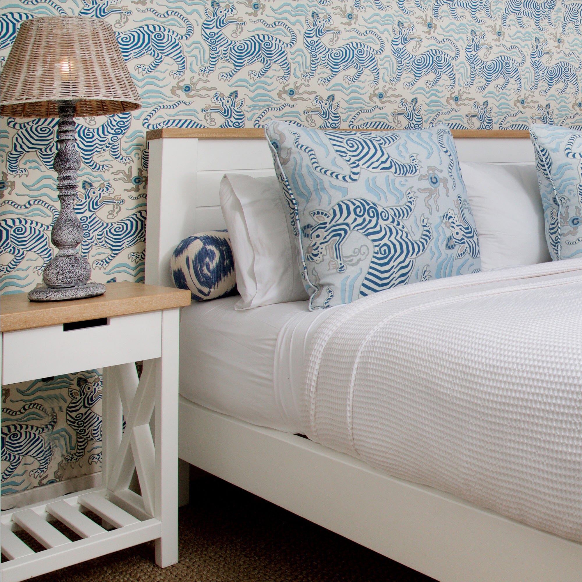 Caribbean Bedside L600mm - 1 Drawer Bedroom Furniture Beachwood Designs