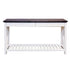 Caribbean Console & Drawers L1400mm Living Furniture Beachwood Designs White & Grey Limed 