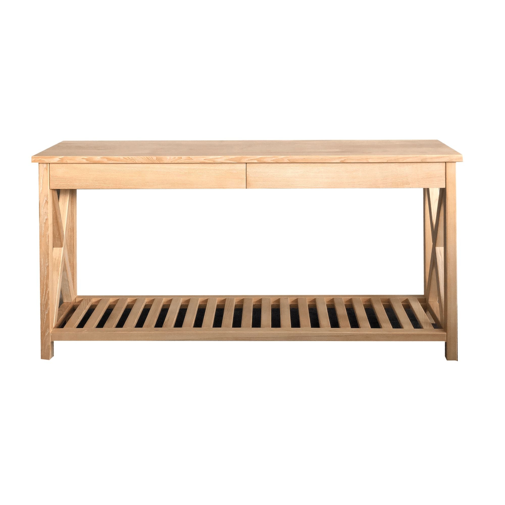 Caribbean Console & Drawers L1600mm Living Furniture Beachwood Designs Limed Ash
