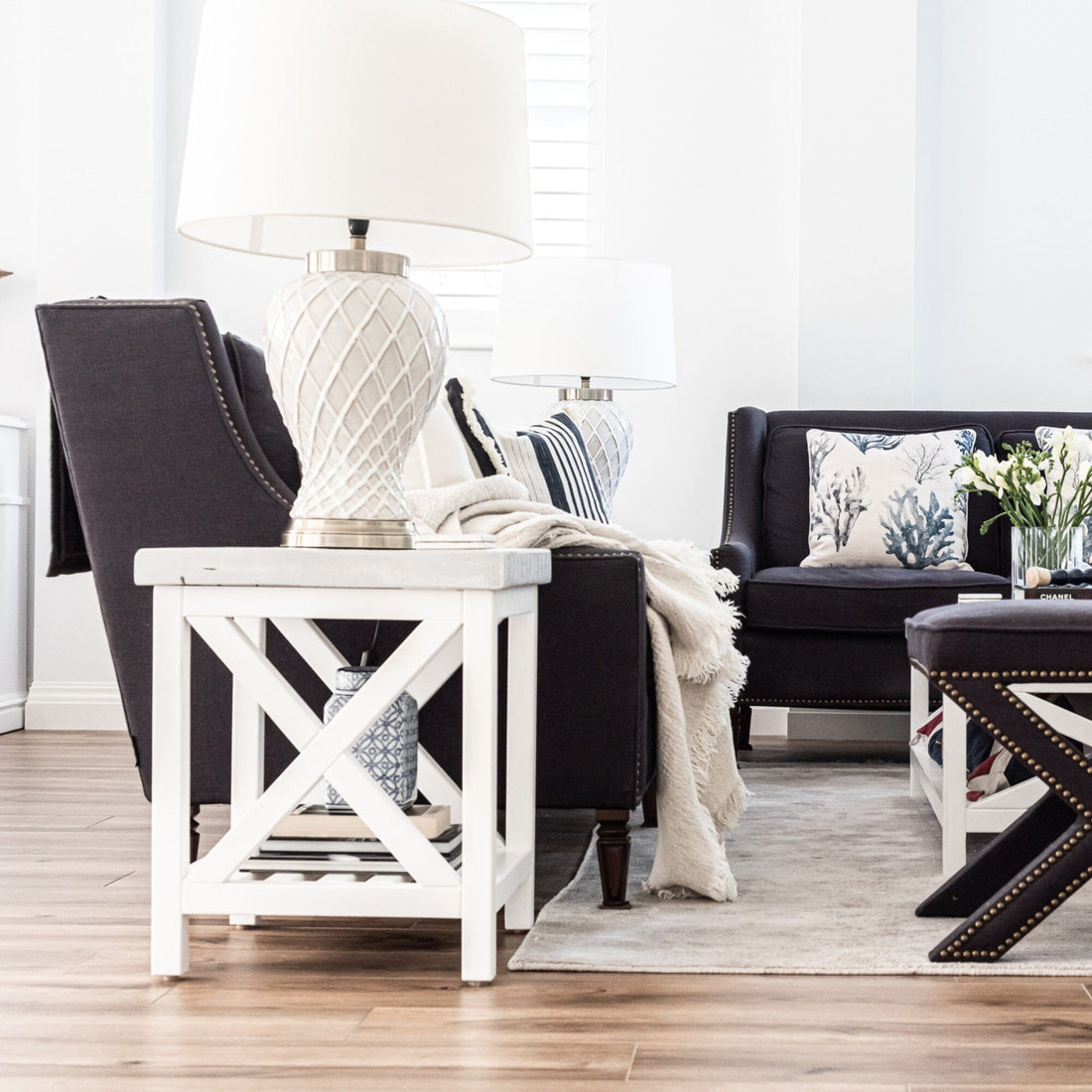 Caribbean Side Table Living Furniture Beachwood Designs