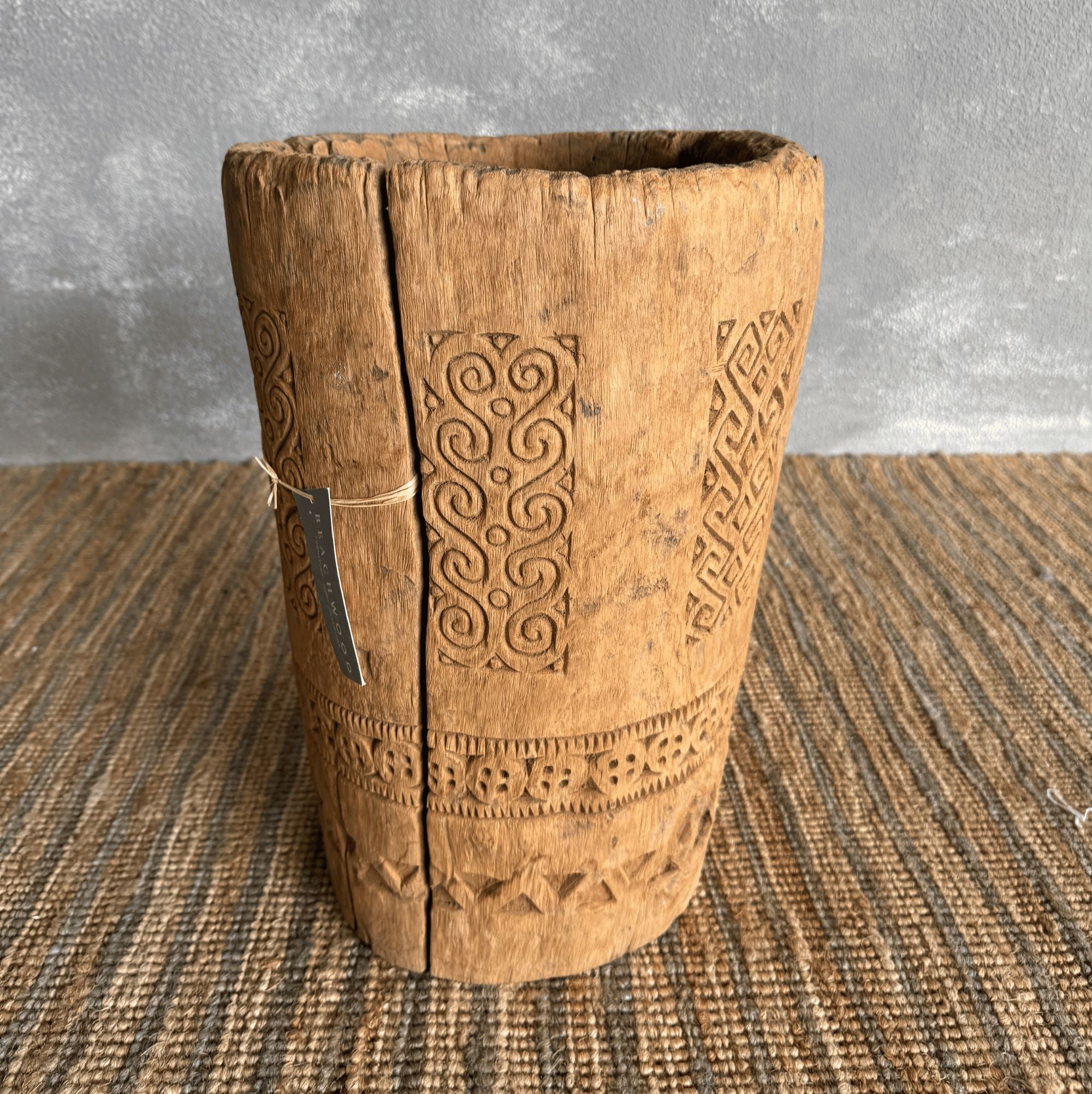 Carved Timber Lesung Homewares Beachwood Designs