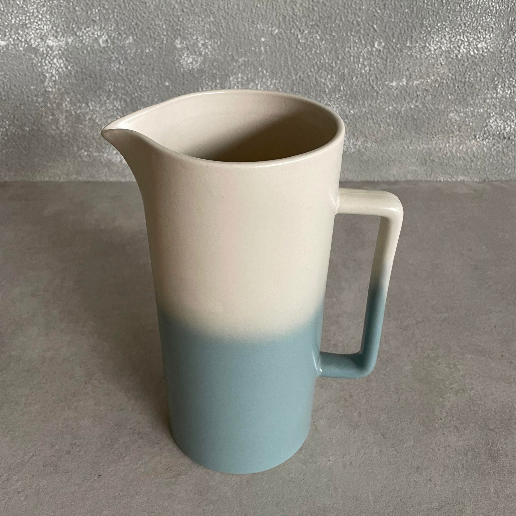 Ceramic Blue Graduation Jug Homewares Beachwood Designs
