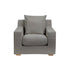 Clareville Sofa - 1 Seater Living Furniture Beachwood Designs Grey Linen
