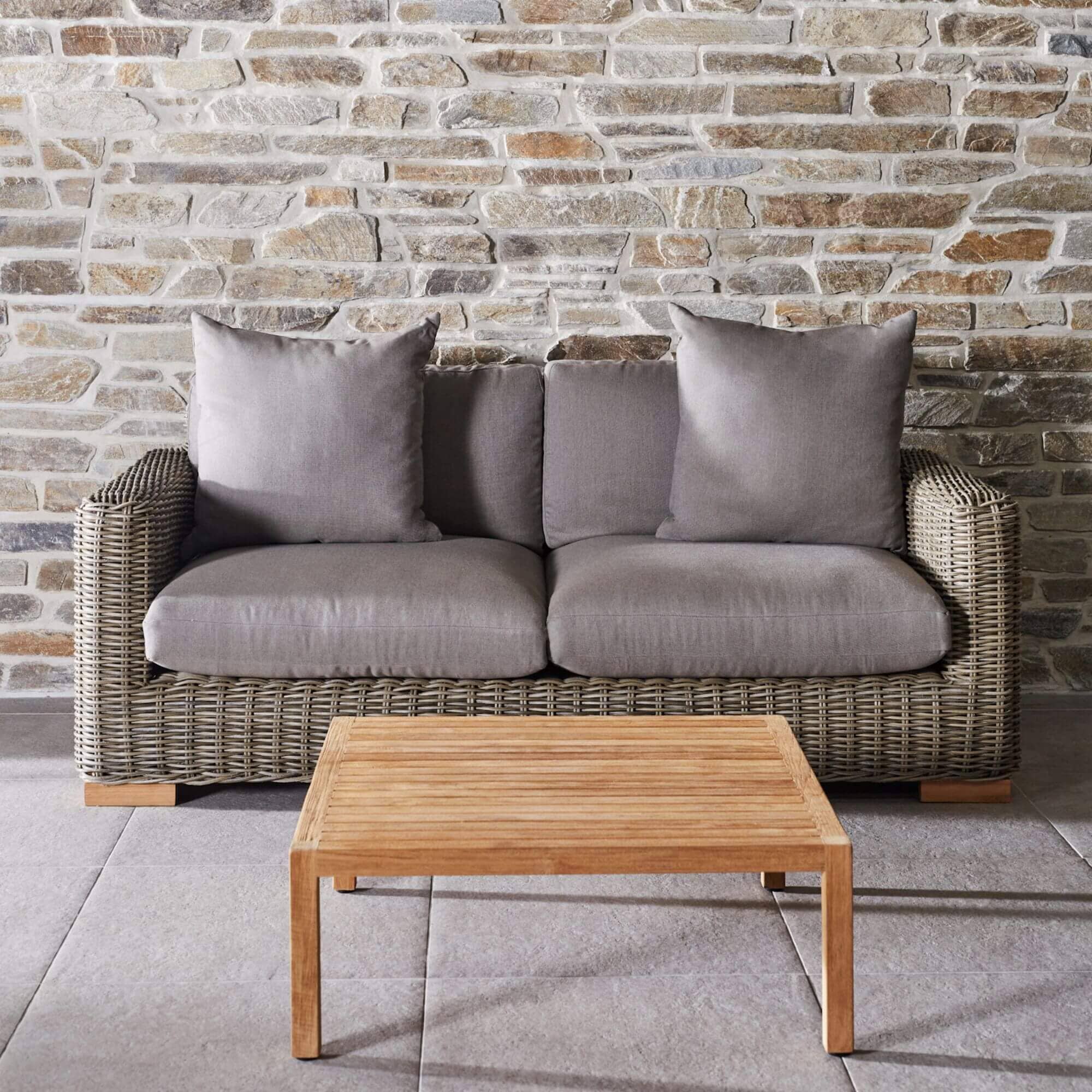 Claybourne Outdoor Sofa - 2.5 Seater Outdoor Furniture Eco Outdoor