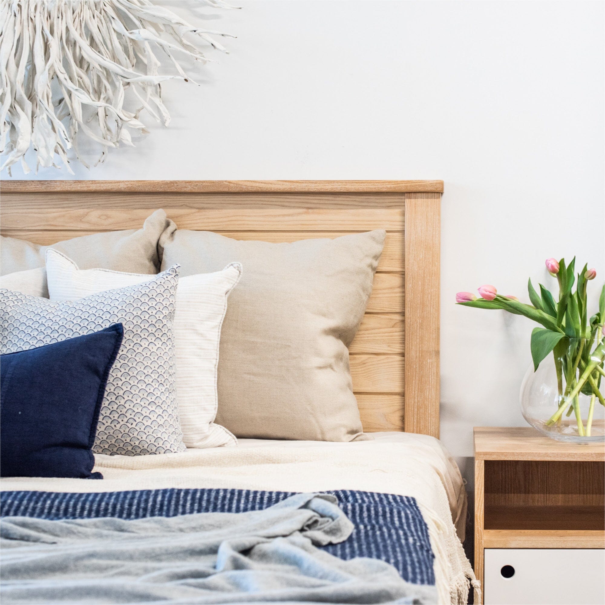 Coast Bed - King Bedroom Furniture Beachwood Designs Limed Ash