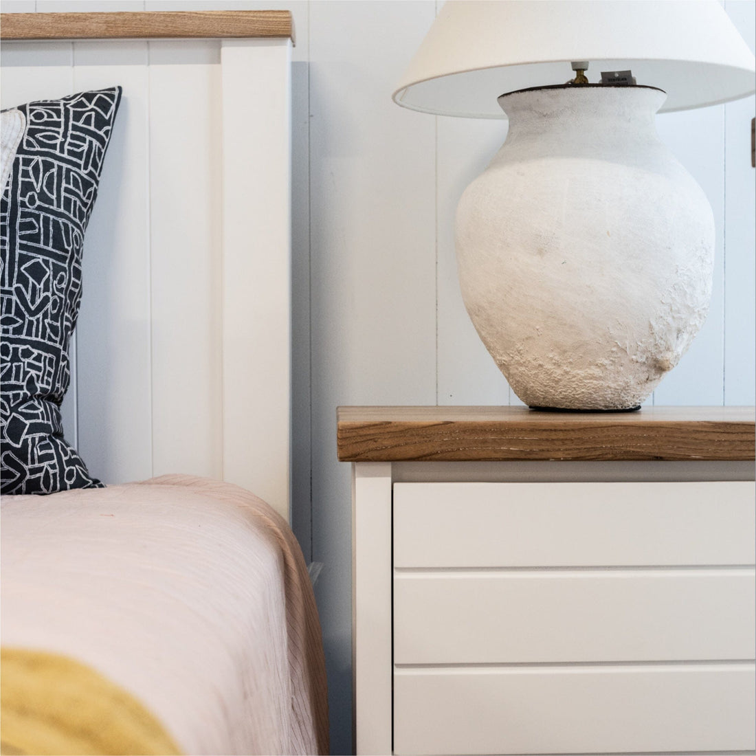 Coast Bedside L600mm - 2 Drawer Bedroom Furniture Beachwood Designs 