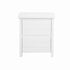 Coast Bedside L600mm - 2 Drawer Bedroom Furniture Beachwood Designs White 